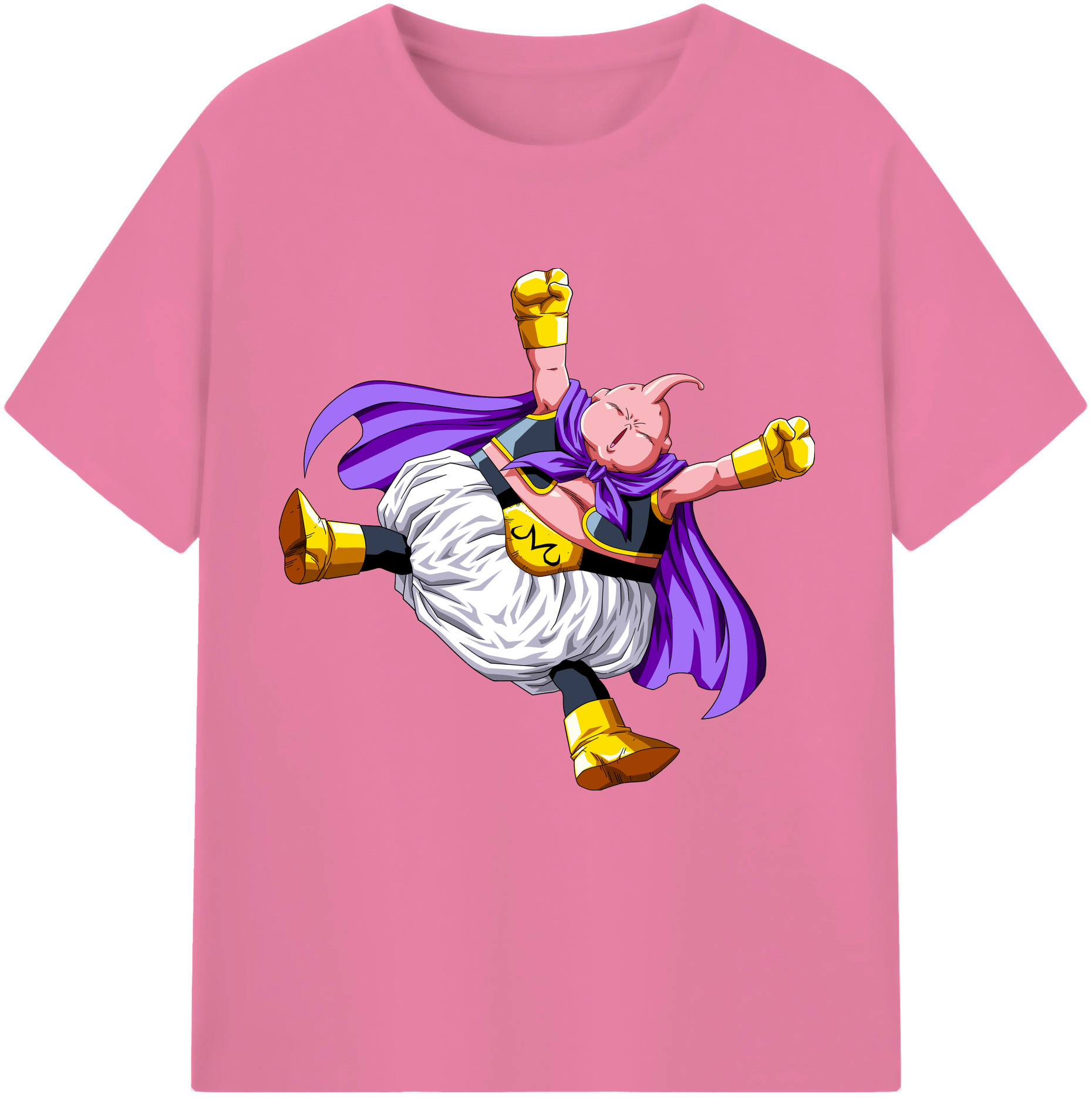 （画像用） ドラゴンボール 魔人ブウ DRAGON BALL Majin Buu 綿100％半袖Tシャツ（フロントプリント）